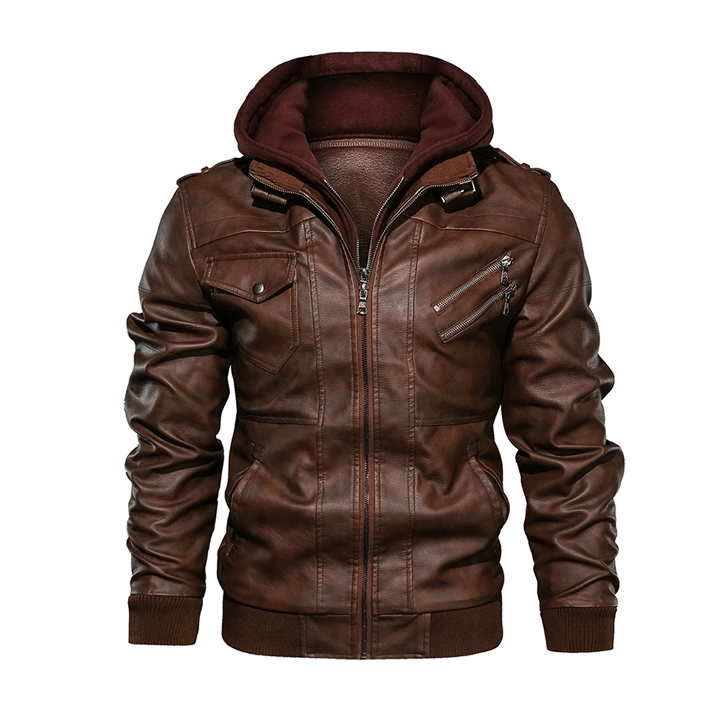 17 Leather Fashion Jacket for men - Image 1